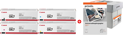 Canon 067 MCVP Schwarz / Cyan / Magenta / Gelb / Weiss Value Pack