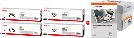 Canon 075 MCVP Schwarz / Cyan / Magenta / Gelb / Weiss Value Pack