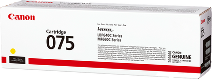 Canon 075 y Gelb Toner