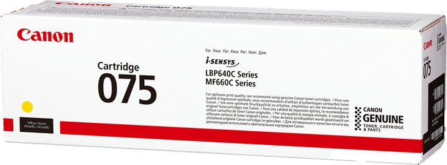 Canon 075 y Gelb Toner