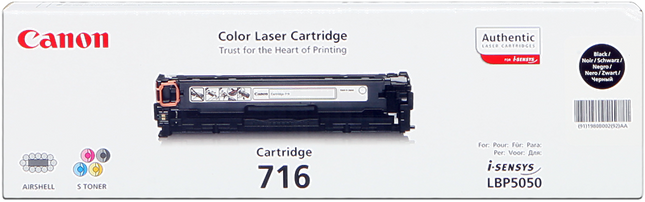 Canon 716bk Schwarz Toner