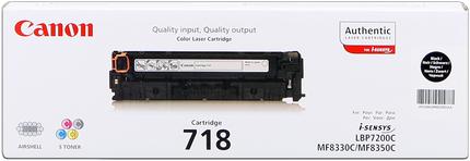 Canon 718 BK Schwarz Toner
