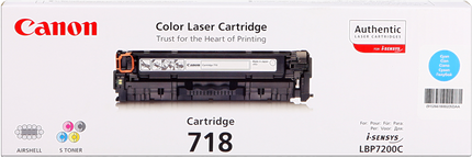 Canon 718 C Cyan Toner