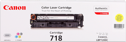 Canon 718 Y Gelb Toner