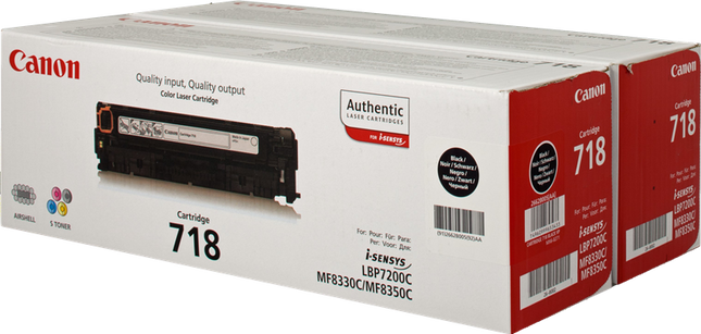 Canon 718BK VP Multipack Schwarz
