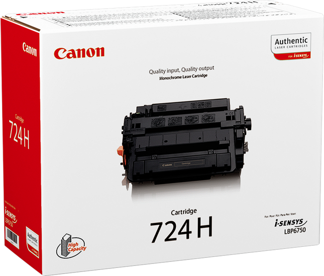 Canon 724h Schwarz Toner