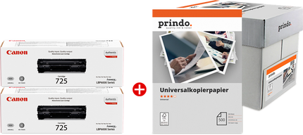 Canon 725 MCVP Schwarz / Weiss Value Pack
