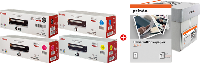 Canon 731 MCVP Schwarz / Cyan / Magenta / Gelb Value Pack
