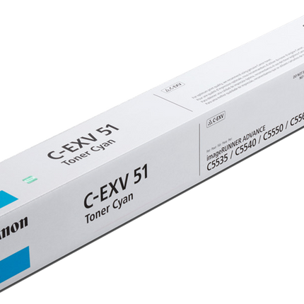 Canon C-EXV51c Cyan Toner