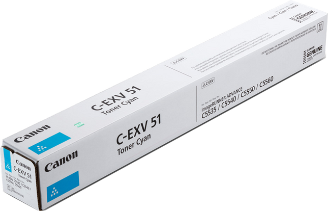 Canon C-EXV51c Cyan Toner
