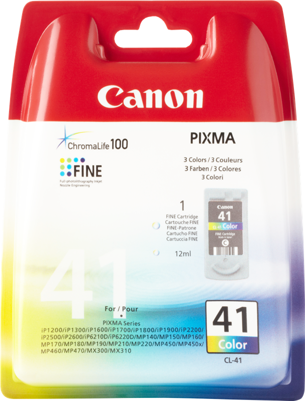 Canon CL-41 mehrere Farben Druckerpatrone 0617B001
