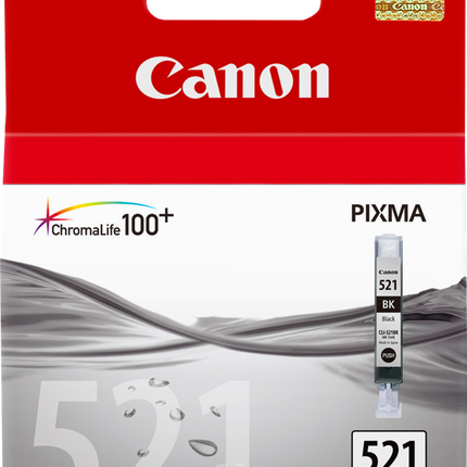 Canon CLI-521bk Schwarz Druckerpatrone 2933B001