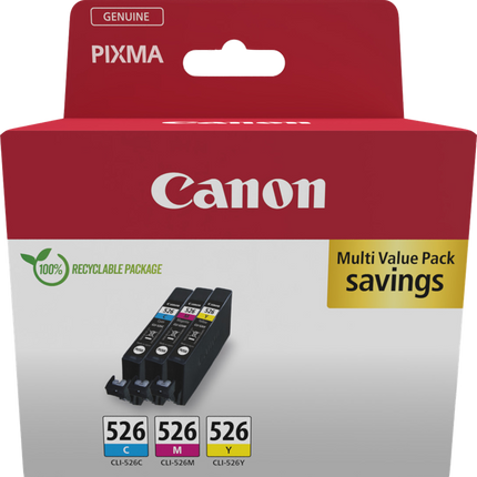 Canon CLI-526 Multipack Cyan / Magenta / Gelb