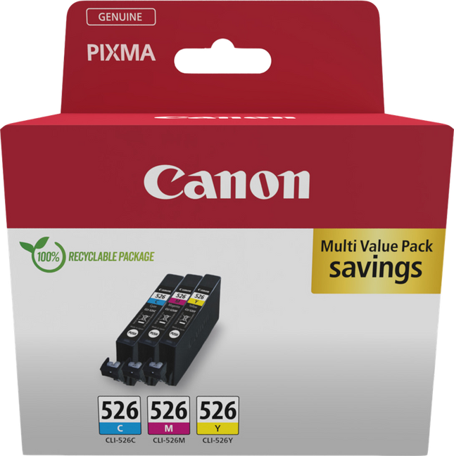 Canon CLI-526 Multipack Cyan / Magenta / Gelb