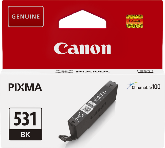 Canon CLI-531bk Schwarz Druckerpatrone 6118C001