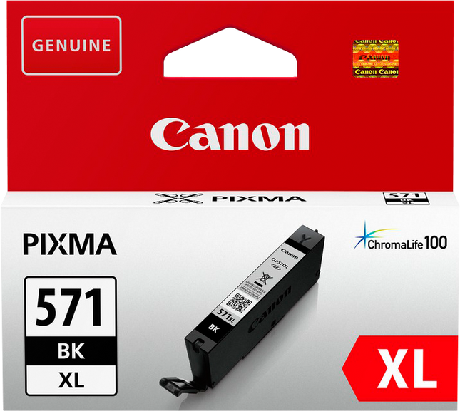 Canon CLI-571bk XL Schwarz Druckerpatrone 0331C001