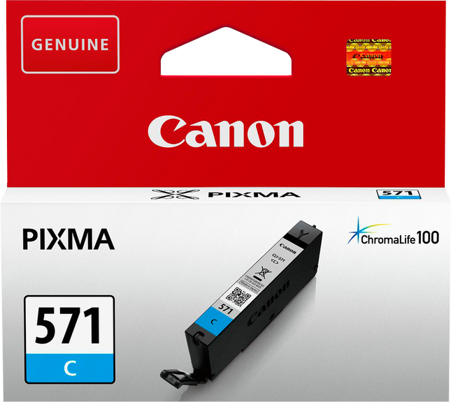 Canon CLI-571c Cyan Druckerpatrone 0386C001