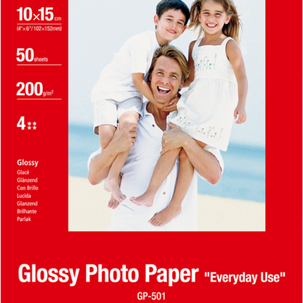 Canon Glossy Photo Papier "Everyday Use" 10x15cm Weiss