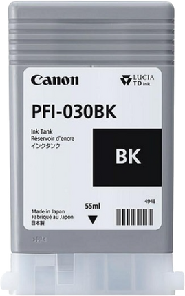 Original Canon PFI-030BK Schwarz Druckerpatrone 3489C001