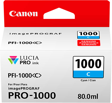 Canon PFI-1000c Cyan Druckerpatrone 0547C001