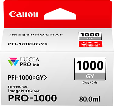 Canon PFI-1000gy Grau Druckerpatrone 0552C001