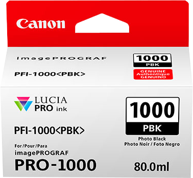 Canon PFI-1000pbk Schwarz (Foto) Druckerpatrone 0546C001