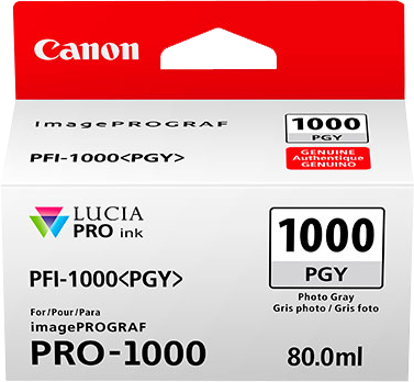 Canon PFI-1000pgy Graufoto Druckerpatrone 0553C001