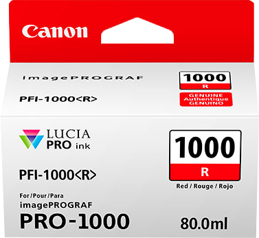 Canon PFI-1000r Rot Druckerpatrone 0554C001