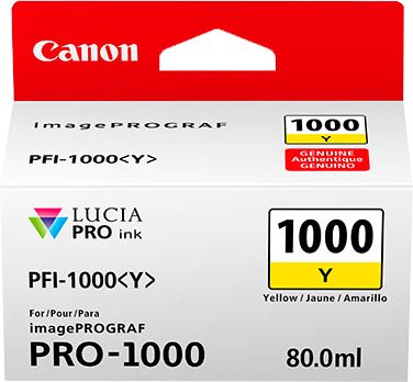 Canon PFI-1000y Gelb Druckerpatrone 0549C001