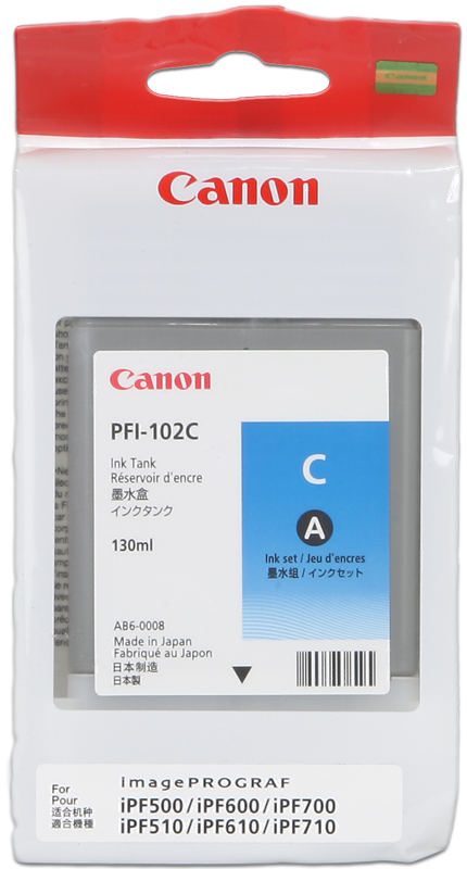 Canon PFI-102c Cyan Druckerpatrone