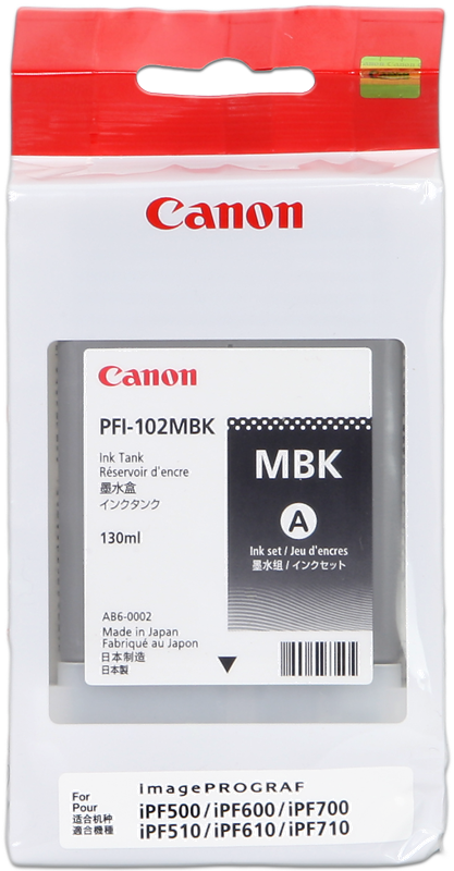 Canon PFI-102mbk Schwarz Druckerpatrone