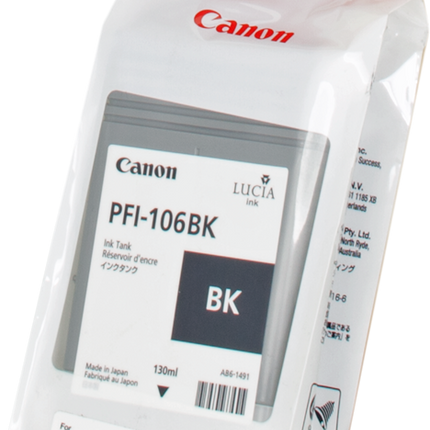 Canon PFI-106bk Schwarz Druckerpatrone