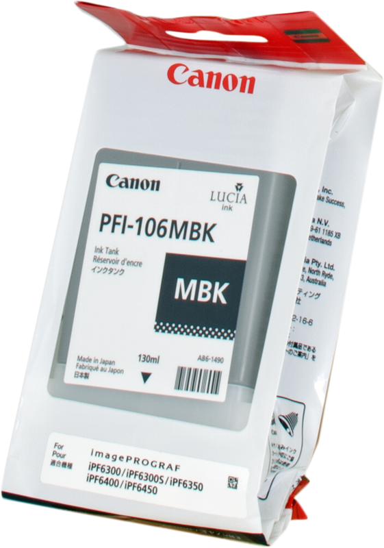 Canon PFI-106mbk Schwarz (Matt) Druckerpatrone
