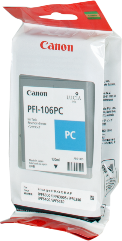 Canon PFI-106pc Cyan (Foto) Druckerpatrone