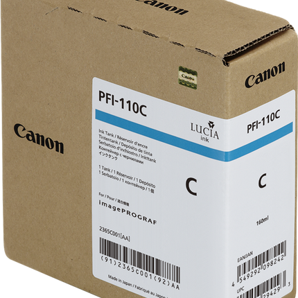 Canon PFI-110c Cyan Druckerpatrone