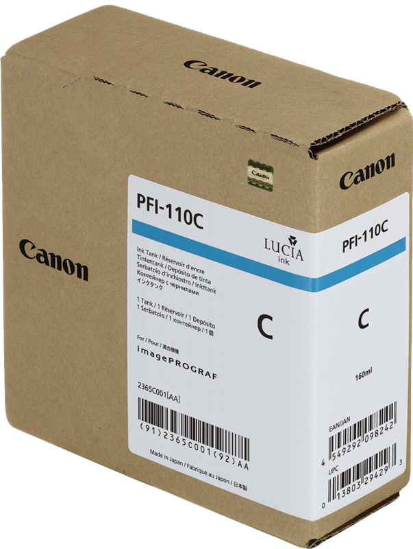 Canon PFI-110c Cyan Druckerpatrone