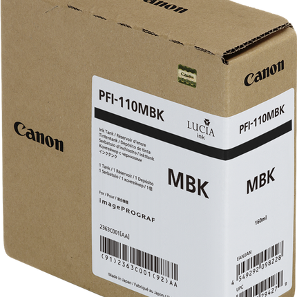 Canon PFI-110mbk Schwarz Druckerpatrone