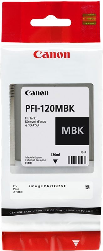 Canon PFI-120mbk Schwarz (Matt) Druckerpatrone