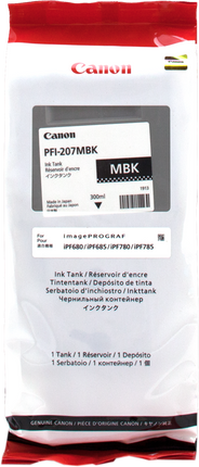 Canon PFI-207mbk Schwarz (Matt) Druckerpatrone