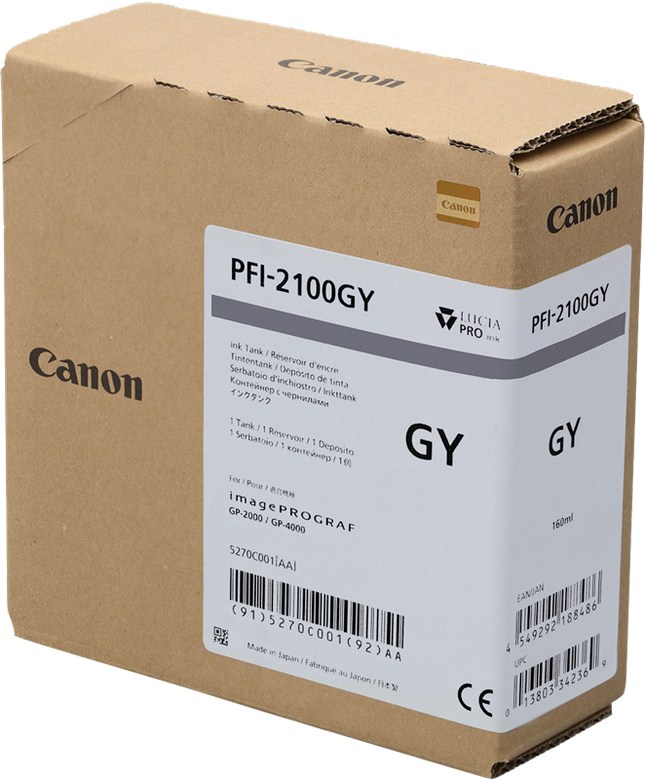 Canon PFI-2100gy Grau Druckerpatrone