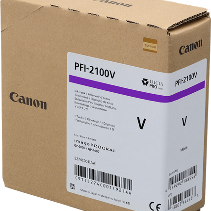 Canon PFI-2100v Violett Druckerpatrone