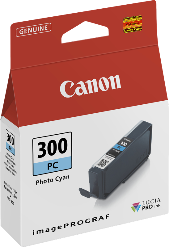 Canon PFI-300pc Cyan (Foto) Druckerpatrone 4197C001