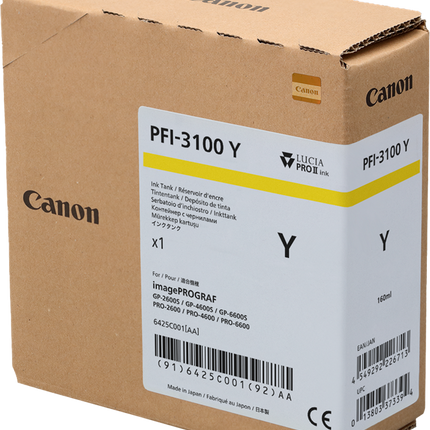Canon PFI-3100y Gelb Druckerpatrone