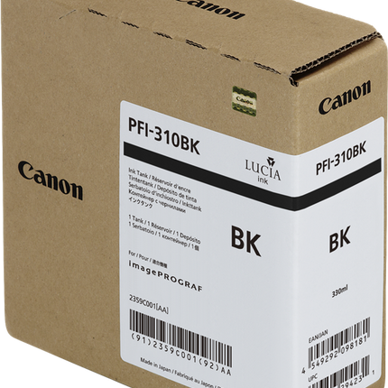 Canon PFI-310bk Schwarz Druckerpatrone