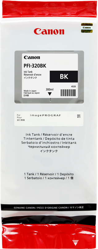 Canon PFI-320bk Schwarz Druckerpatrone