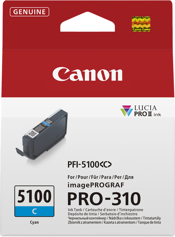 Canon PFI-5100c Cyan Druckerpatrone 6953C001