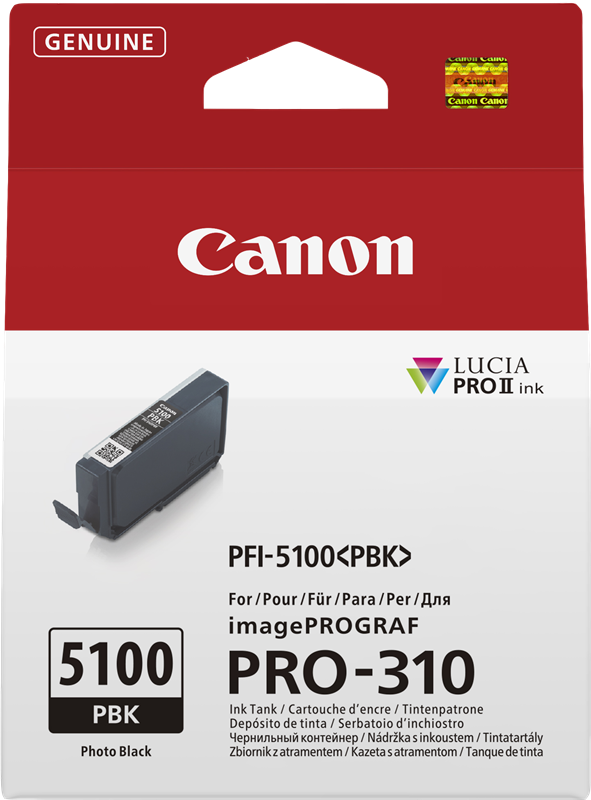 Canon PFI-5100pbk Schwarz (Foto) Druckerpatrone 6952C001