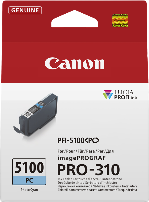 Canon PFI-5100pc Cyan (Foto) Druckerpatrone 6956C001