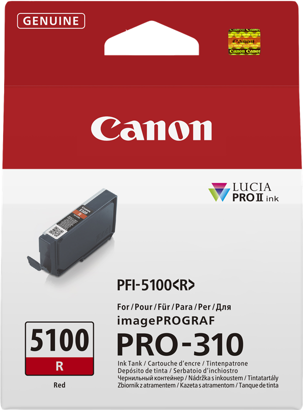 Canon PFI-5100r Rot Druckerpatrone 6958C001
