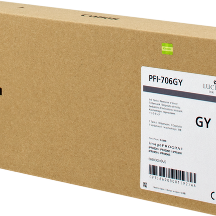 Canon PFI-706gy Grau Druckerpatrone